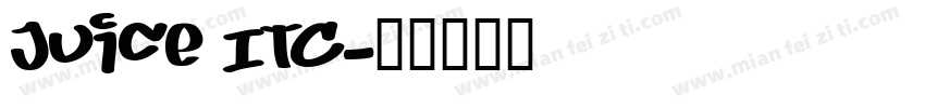 Juice ITC字体转换